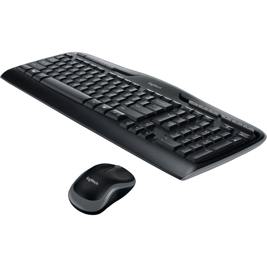 Logitech Wireless Desktop MK320 keyboard and mouse combo with 2.4 GHz wireless receiver