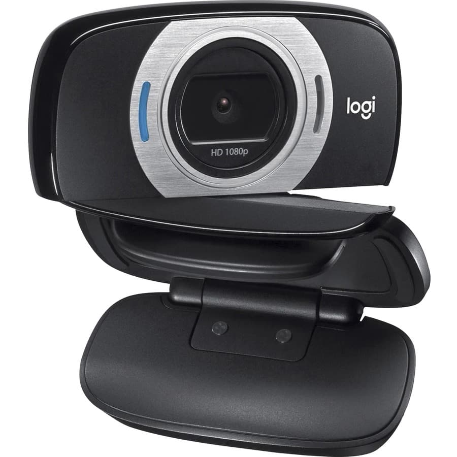 Logitech C615 1080p USB webcam with compact fold-and-go design