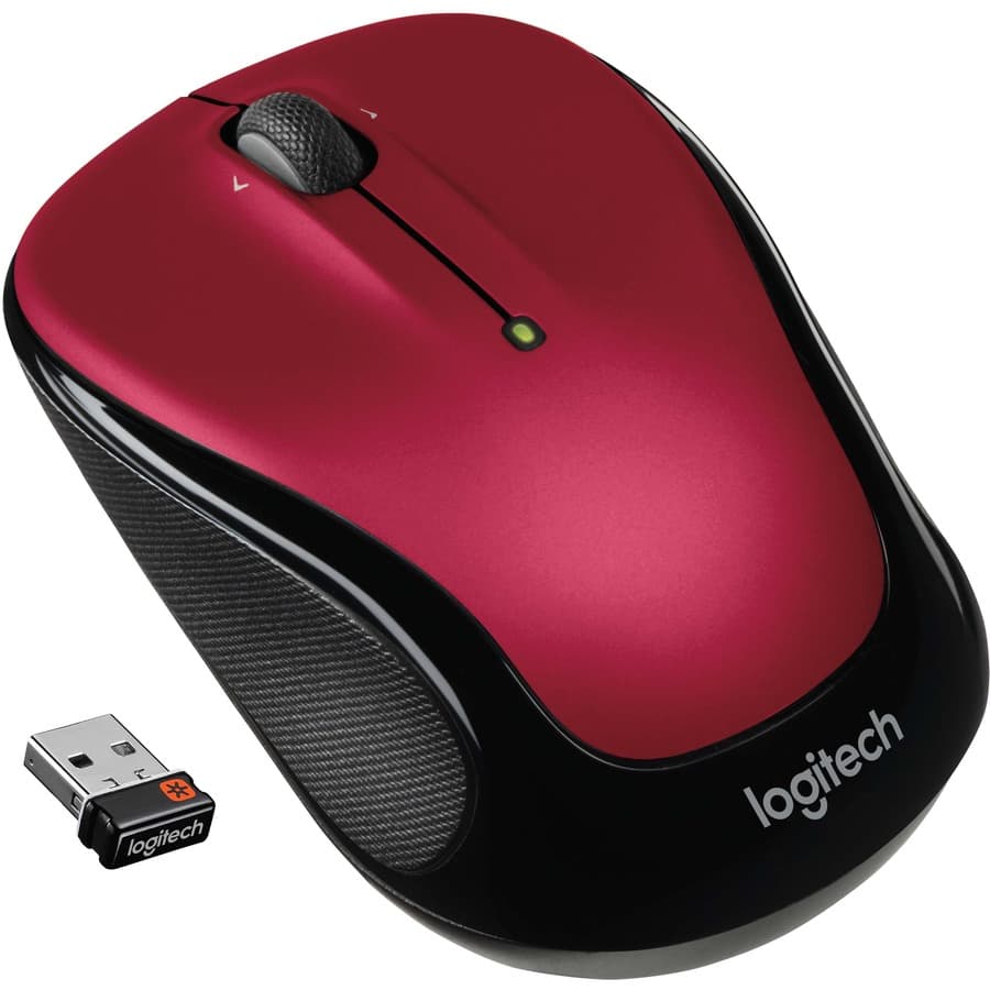LOGITECH SOURCING LOGITECH WIRELESS MOUSE M325 WITH DESIGNED-FOR-WEB SCROLLING RED view 2