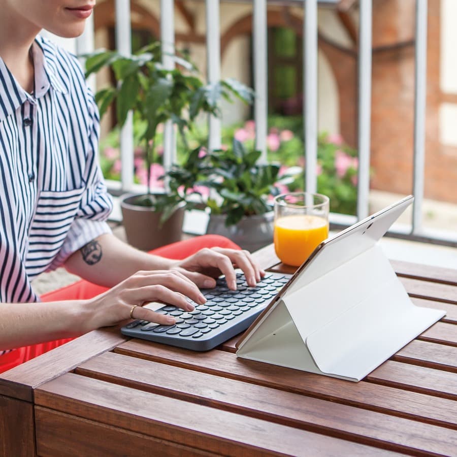 LA MULTI DEV KYBD K380 DARK GRY AMR EN view 5