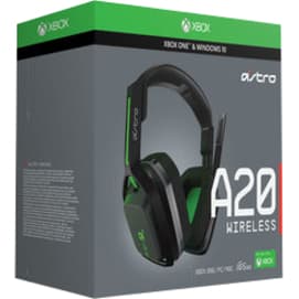 Logitech A20 wireless dual-ear gaming headset for Xbox One with noise-canceling microphone