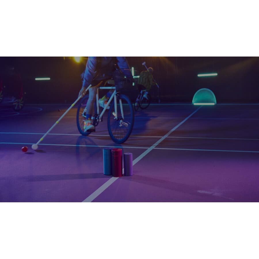 Logitech MEGABOOM 3 portable wireless speaker in Ultraviolet Purple