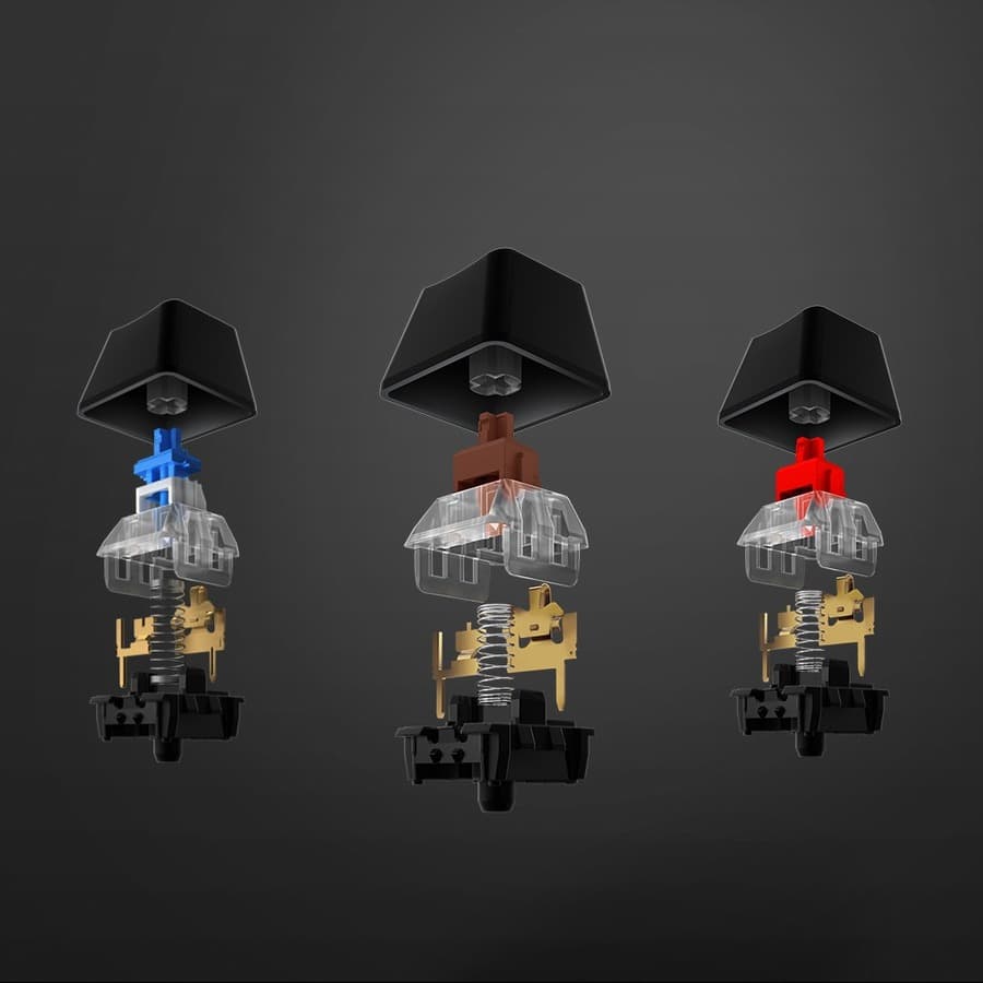 Logitech G512 Clicky mechanical gaming keyboard with RGB lighting and full-size layout