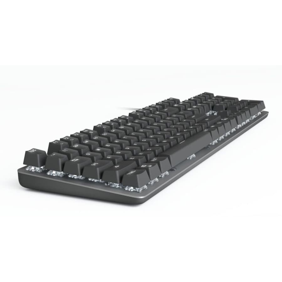 Logitech K845 mechanical illuminated keyboard with Cherry Red switches and white backlighting