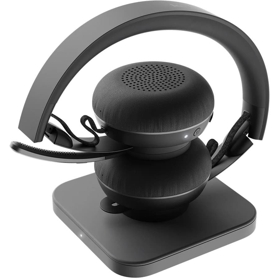 Logitech Zone Wireless Plus wireless headset for Microsoft Teams with boom microphone