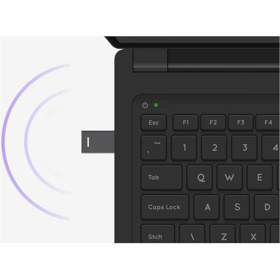 Logitech Zone Wireless Plus Unifying audio receiver in graphite for desktop headset pairing