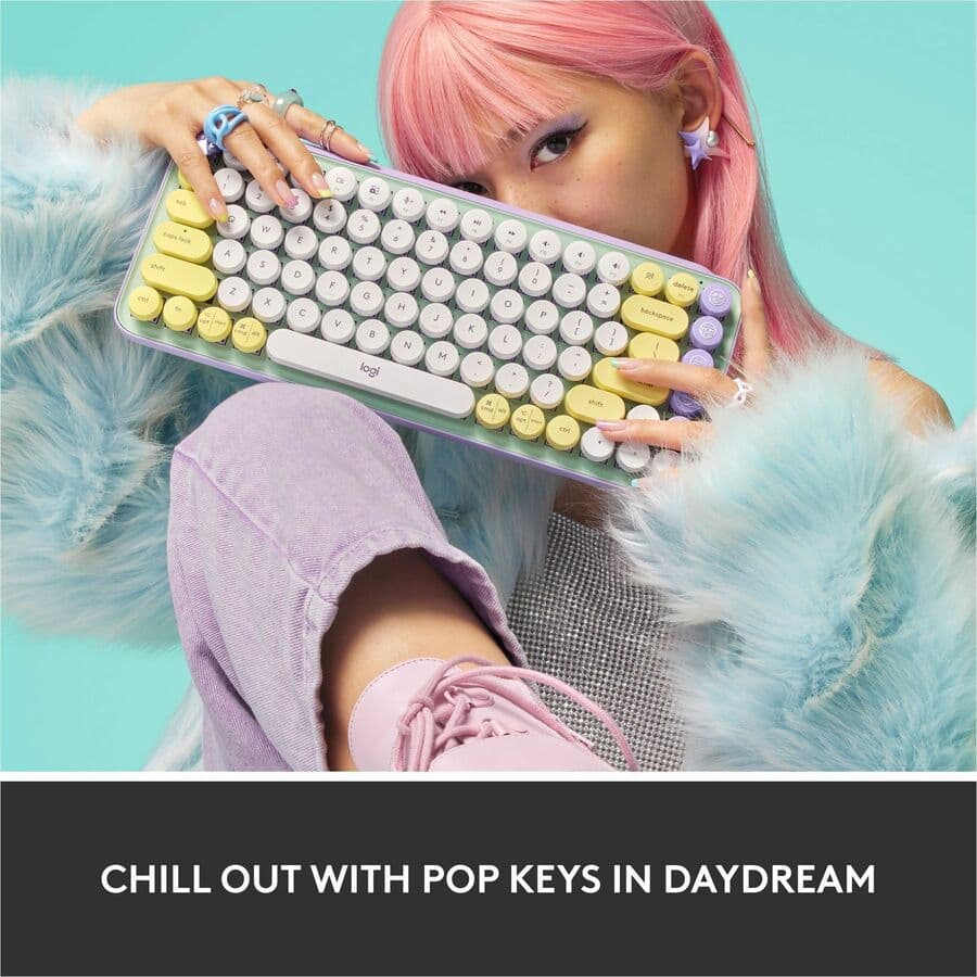 LA POP KEY WLS MECH KYBD EMOJI DD MINT view 2