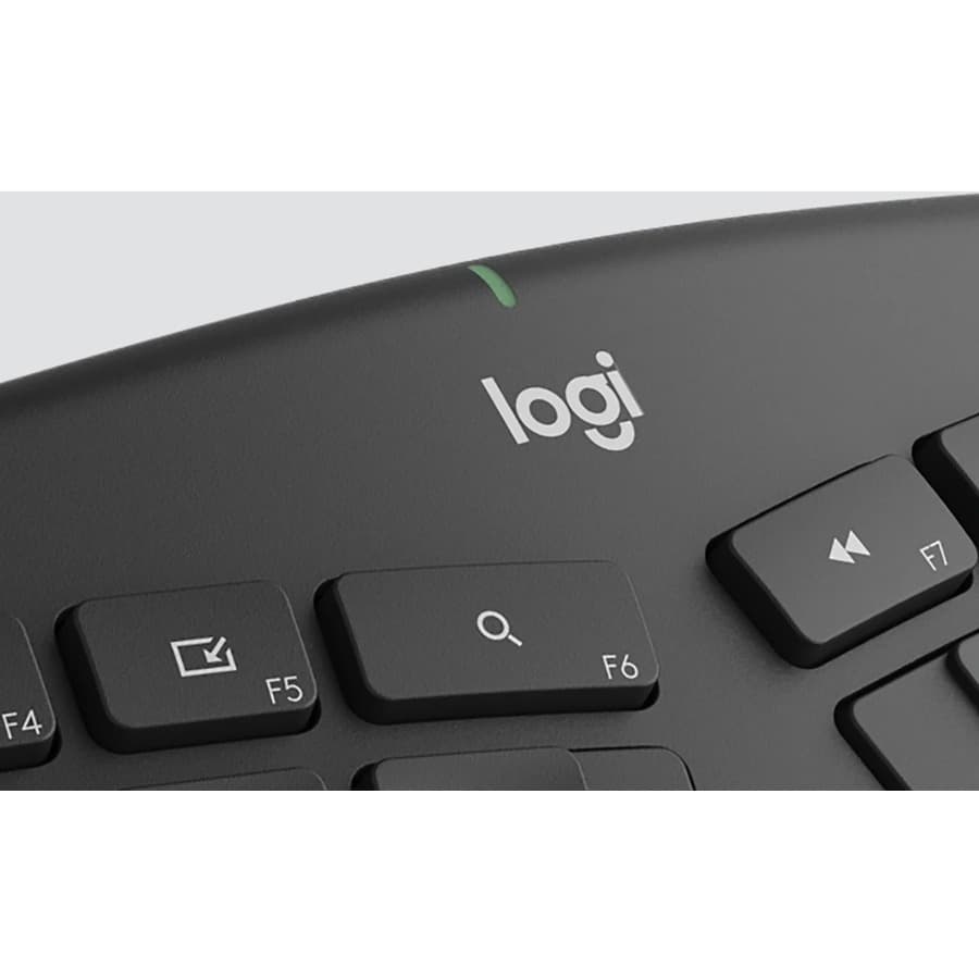 Logitech ERGO K860 Spanish split ergonomic wireless keyboard with curved keyframe