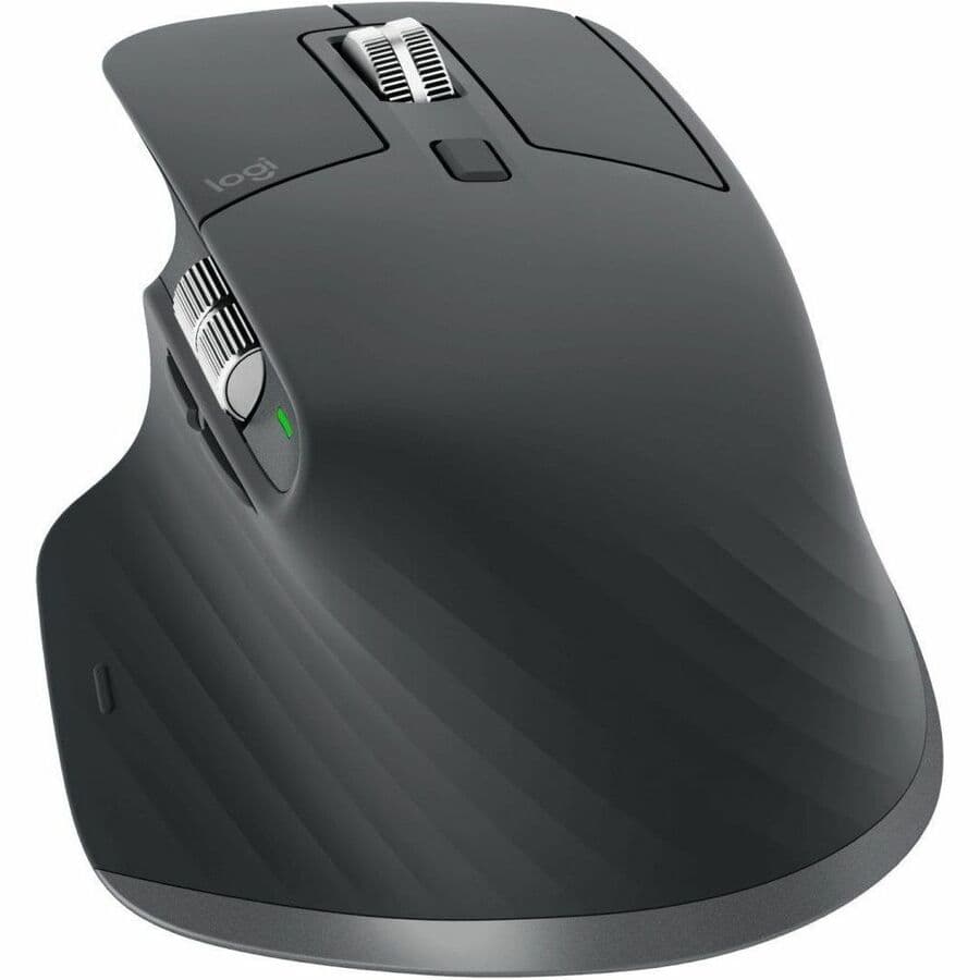 Logitech MX Master 3S ergonomic wireless mouse in gray for notebook productivity