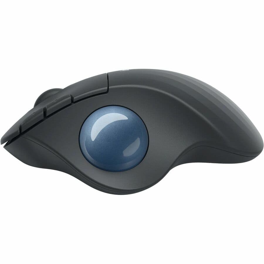 Logitech ERGO M575 wireless trackball mouse in black for ergonomic desktop navigation
