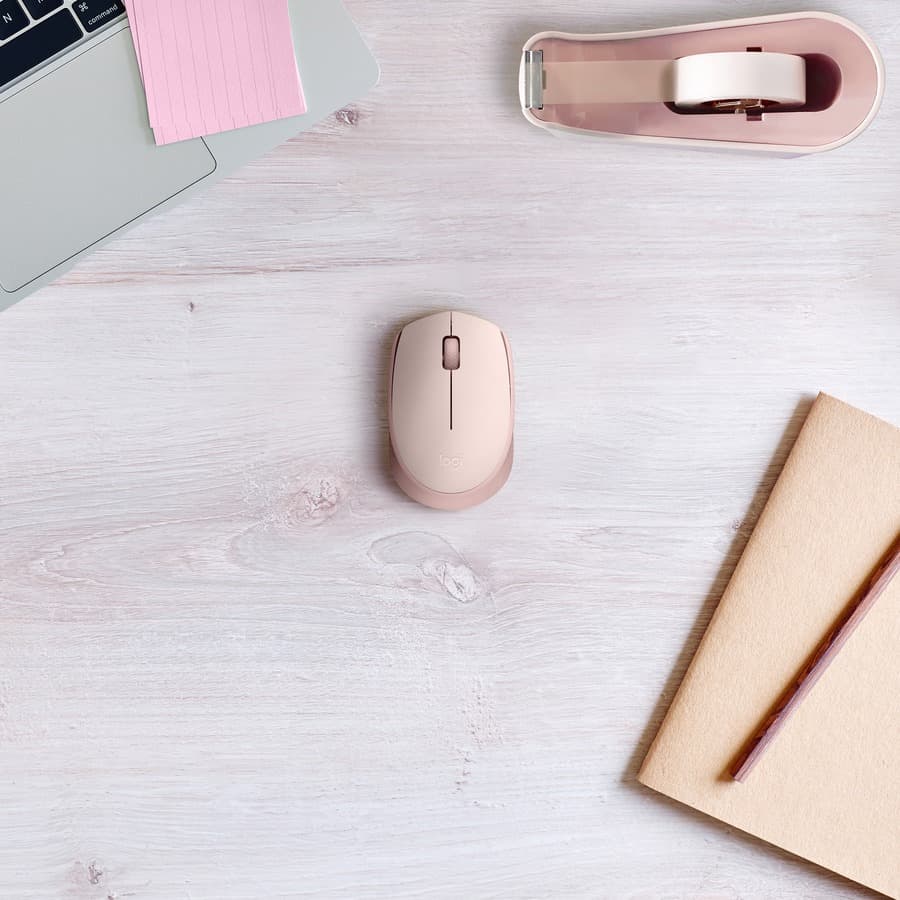 M170 WIRELESS MOUSE - ROSE view 2