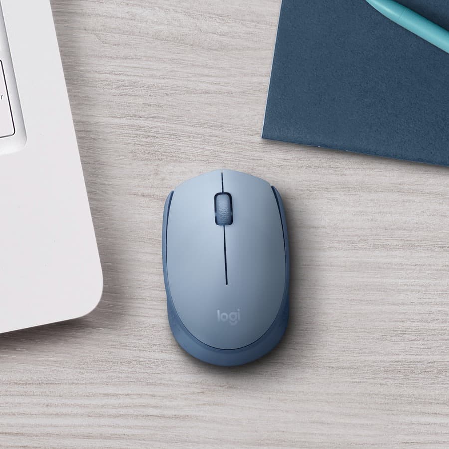 M170 WIRELESS MOUSE (BLUE GREY). view 2