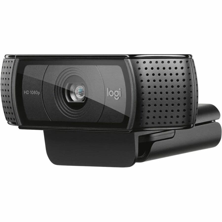 Logitech HD Pro Webcam C920 USB webcam with 1080p video, autofocus, and stereo microphone