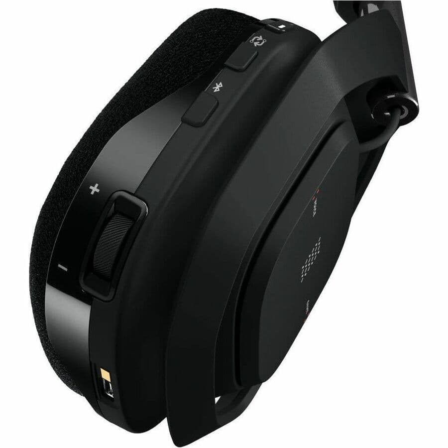 Logitech A50 X wireless gaming headset with HDMI base station and black finish