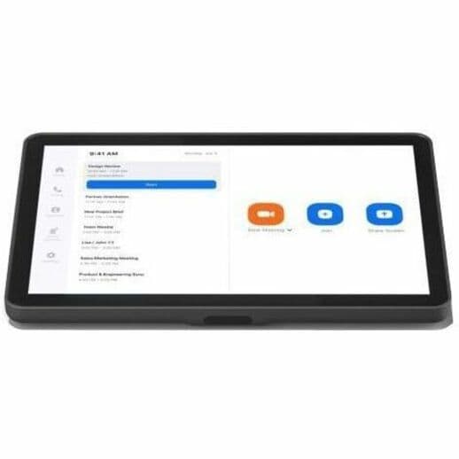 Logitech Zoom Rooms base bundle with Tap, Zoom NUC, and compute mount for conference rooms