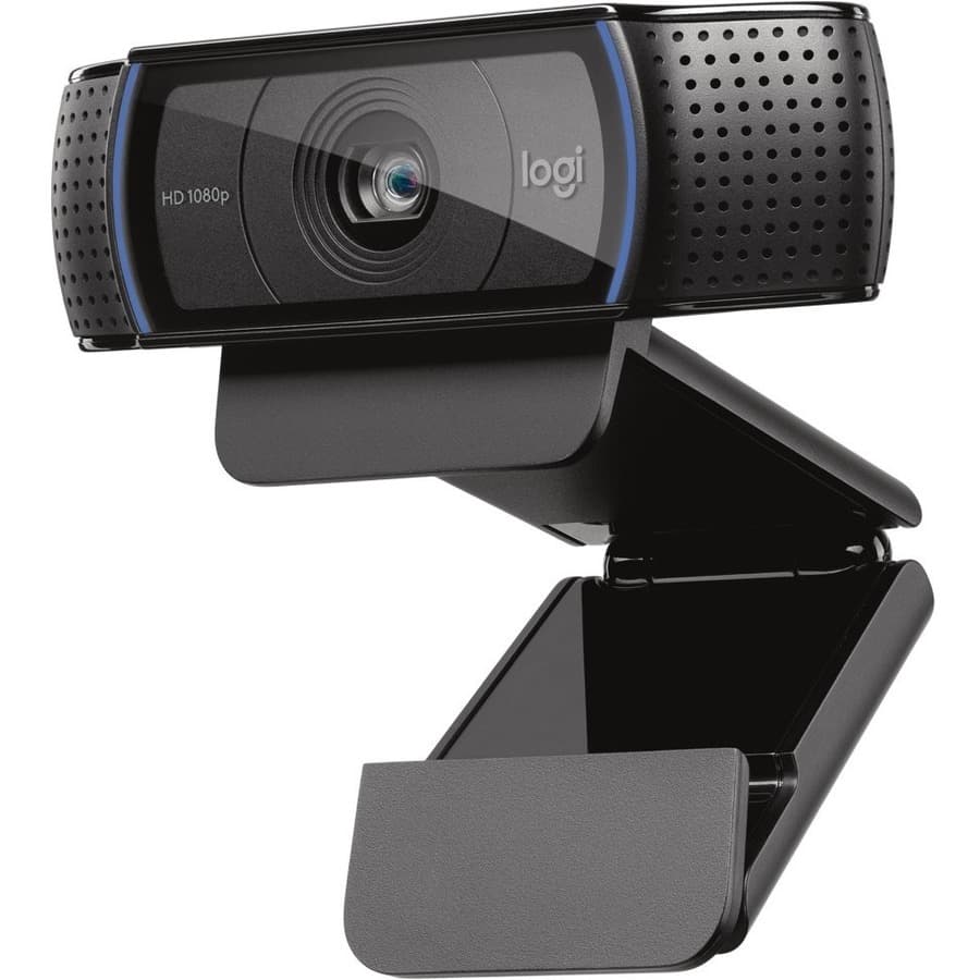 Logitech HD Pro Webcam C920 USB webcam with 1080p video for business conferencing