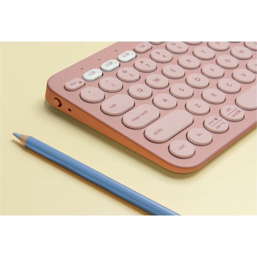 Pebble Keys 2 K380- Tonal Rose Spanish Layout view 8