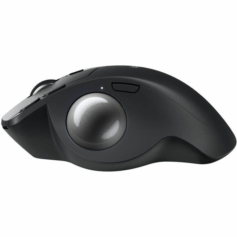 Logitech MX Ergo S graphite wireless ergonomic trackball mouse with dual Bluetooth and 2.4 GHz connectivity