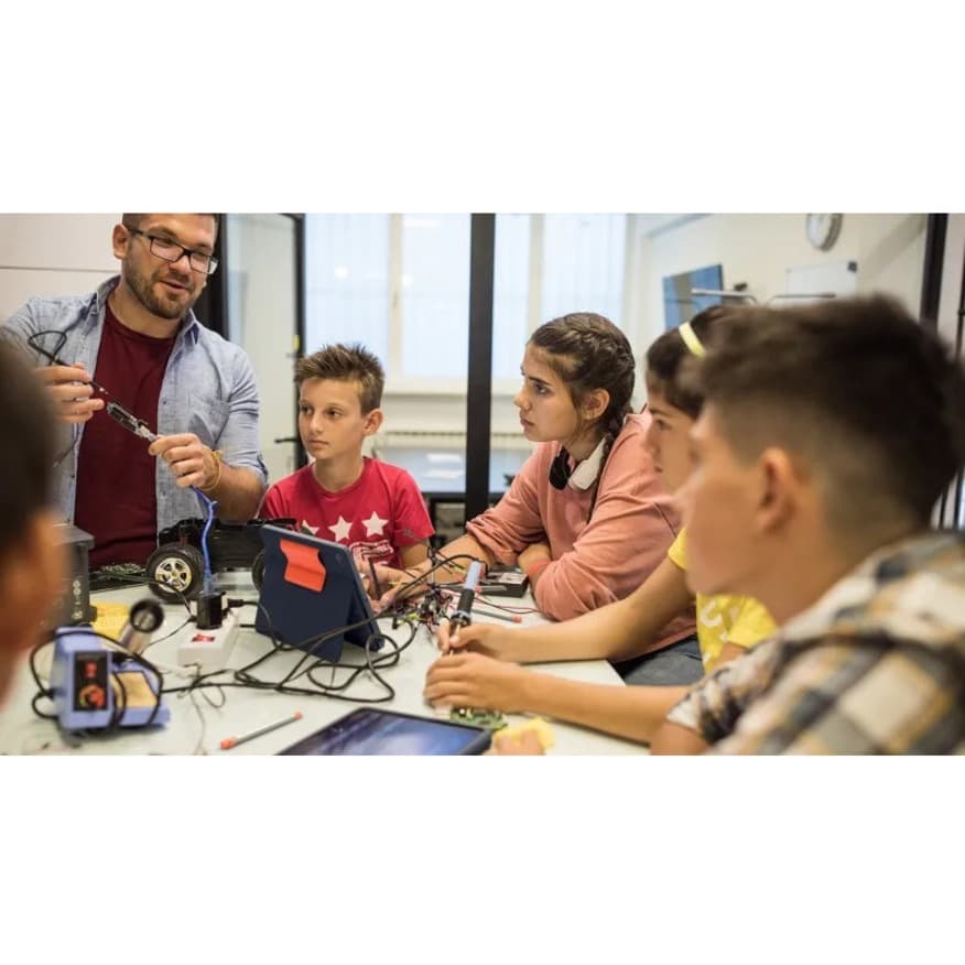 Logitech Crayon EDU-Apple stylus with orange tip for Apple iPad classroom use