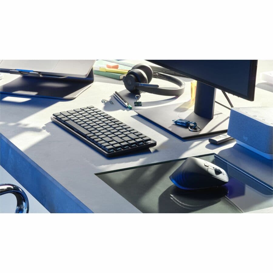 Logitech MX Master 3S ergonomic wireless mouse in gray for notebook productivity