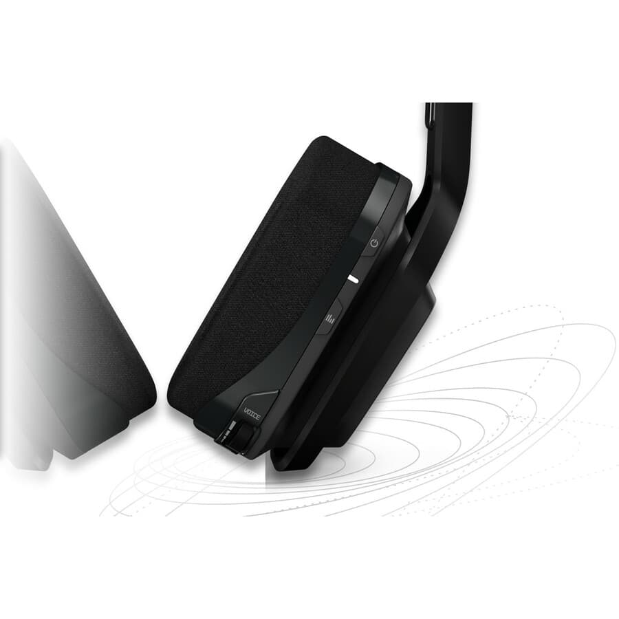 Logitech A20 wireless dual-ear gaming headset for Xbox One with noise-canceling microphone