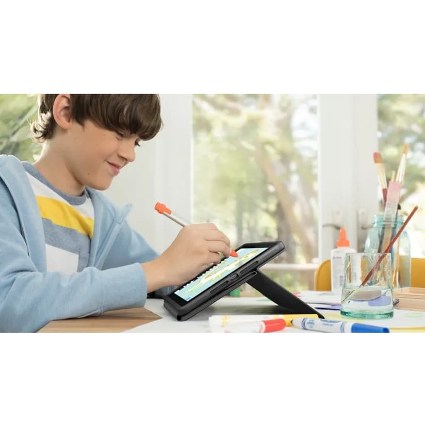 Logitech Crayon EDU-Apple stylus with orange tip for Apple iPad classroom use