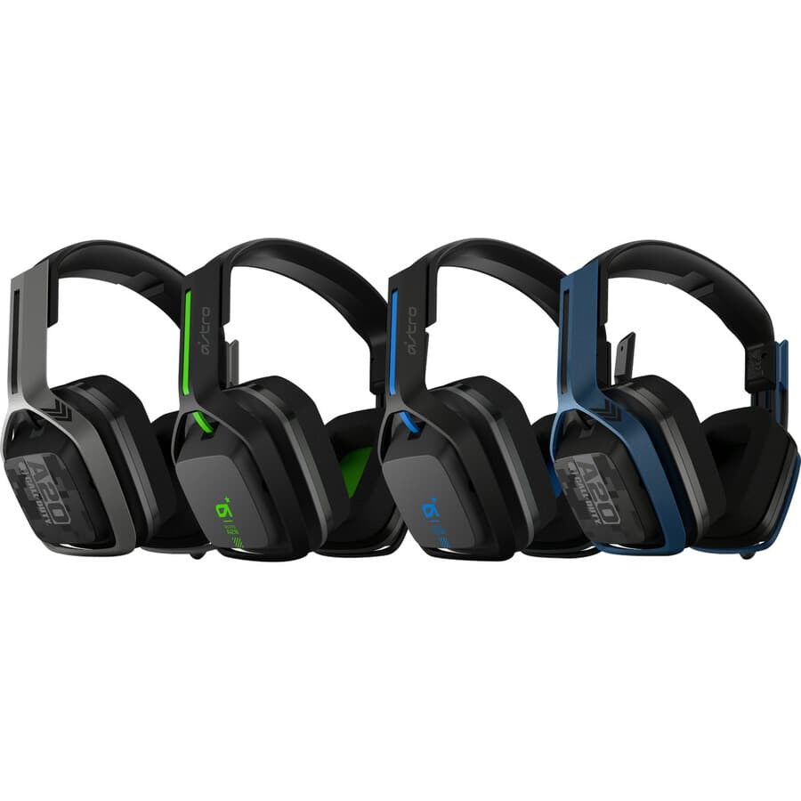 Logitech A20 wireless dual-ear gaming headset for Xbox One with noise-canceling microphone