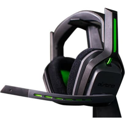 Logitech A20 wireless dual-ear gaming headset for Xbox One with noise-canceling microphone