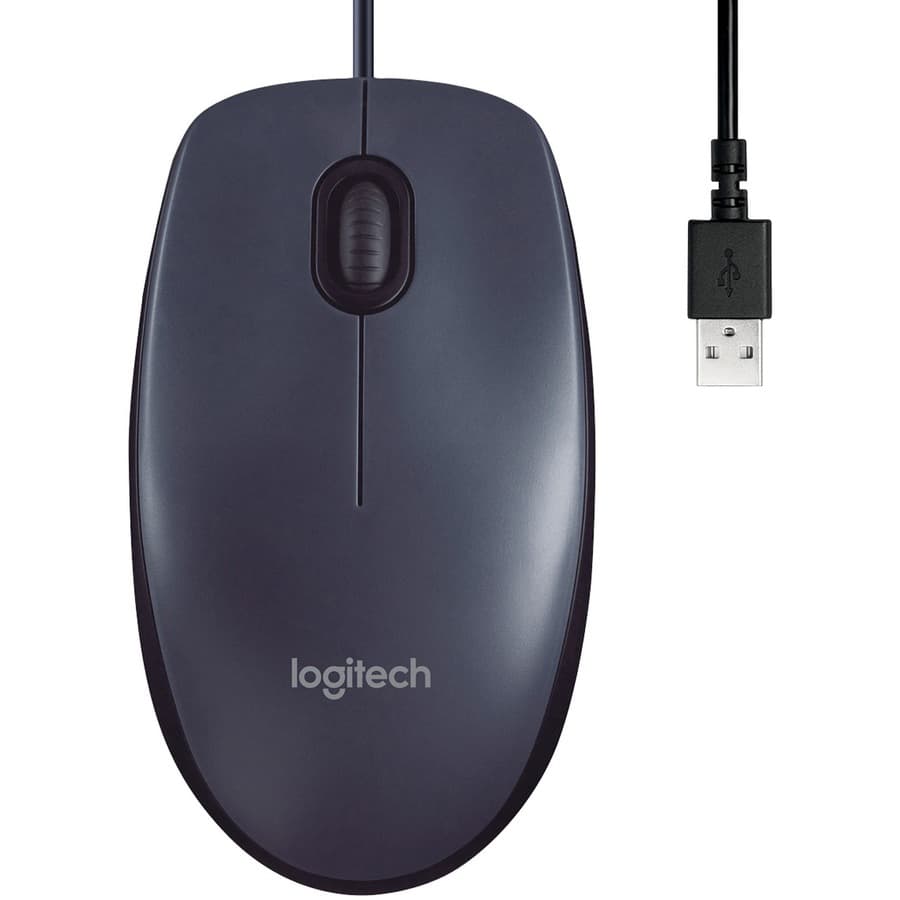 B100 Optical USB Mouse WB view 3
