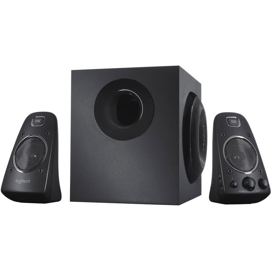 Logitech Z623 2.1 THX desktop speaker system with subwoofer for 200 W RMS audio