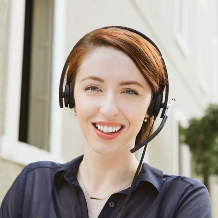 Logitech USB Headset Stereo H650e wired business headset with inline controls and in-call LED