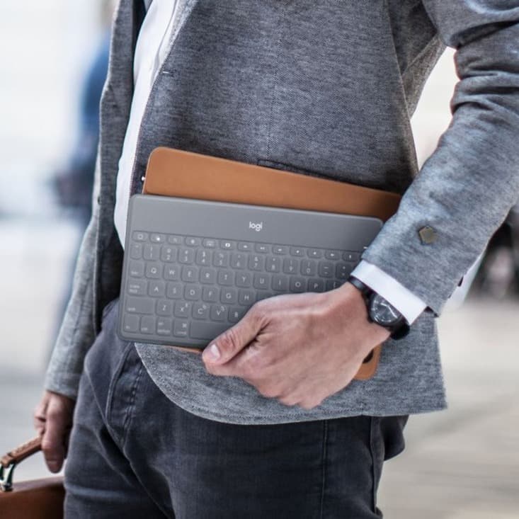 LA KEYS TO GO ULTRA SLIM KYBD STND STONE view 6