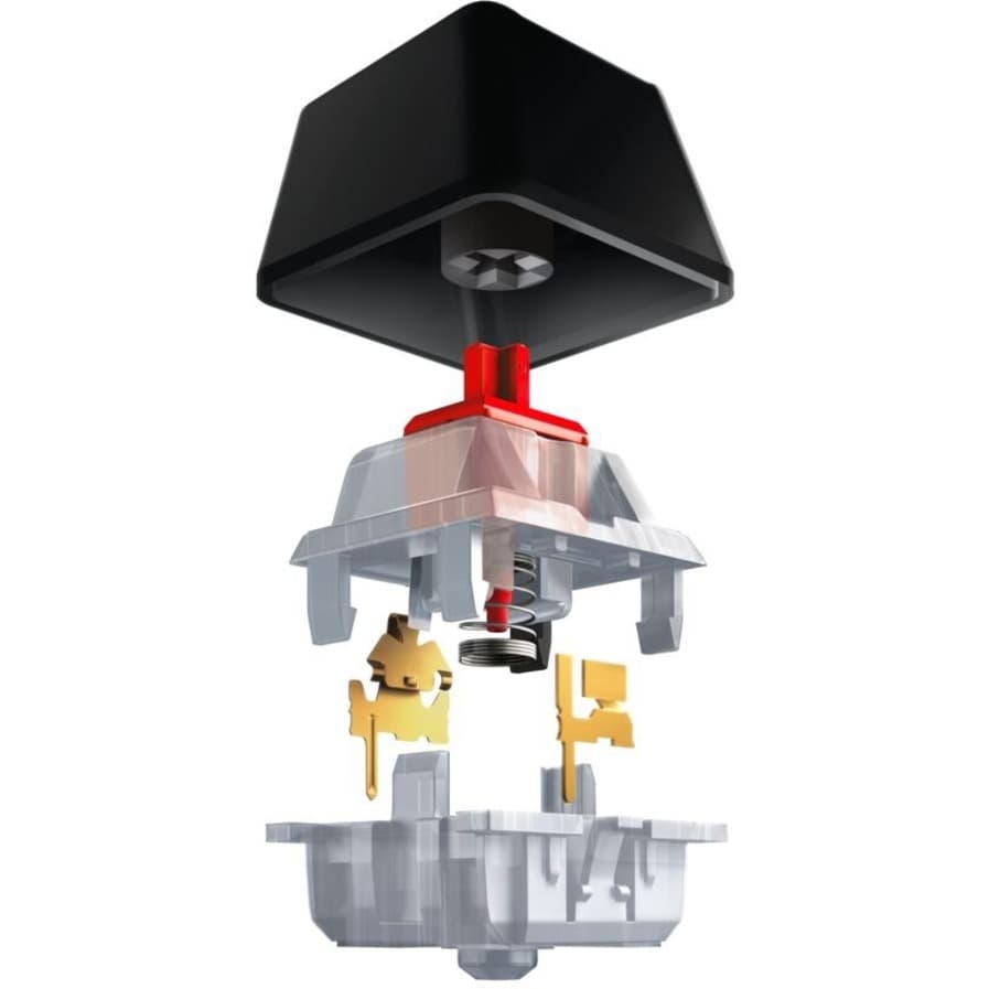 Logitech K845 mechanical illuminated keyboard with Cherry Red switches and white backlighting