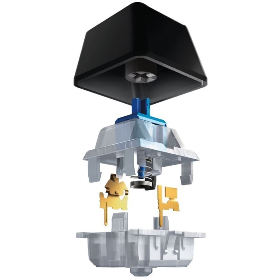 Logitech K845 mechanical illuminated keyboard with Cherry Blue switches and white backlighting