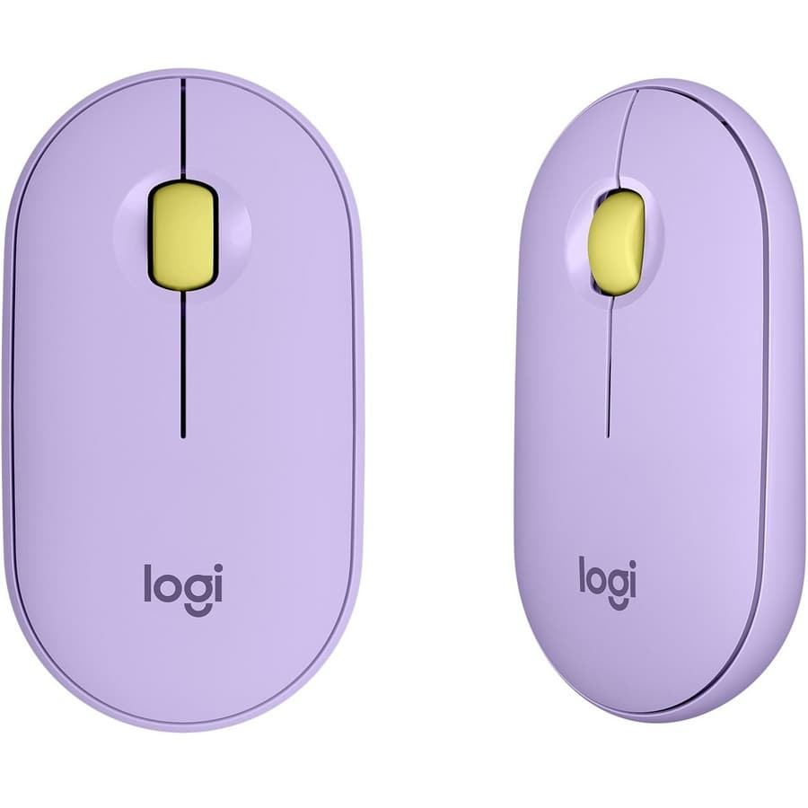 LA M350 PEBBLE WLS MOUSE LAVENDER view 3