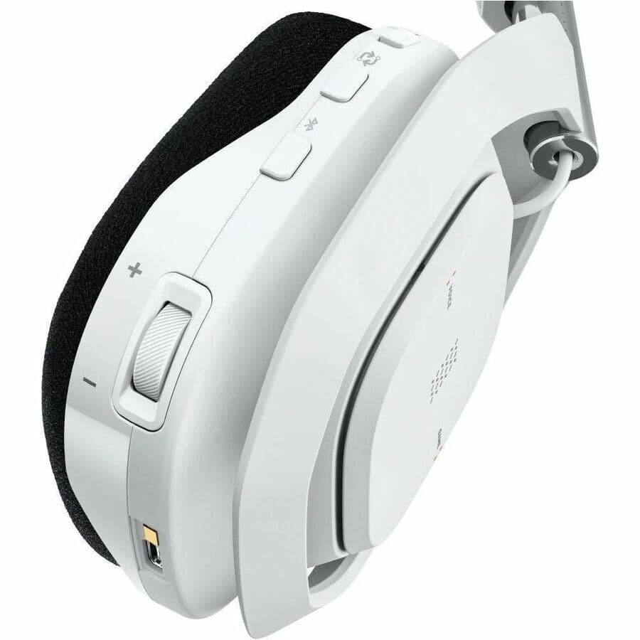 Logitech A50 X wireless gaming headset with base station in white