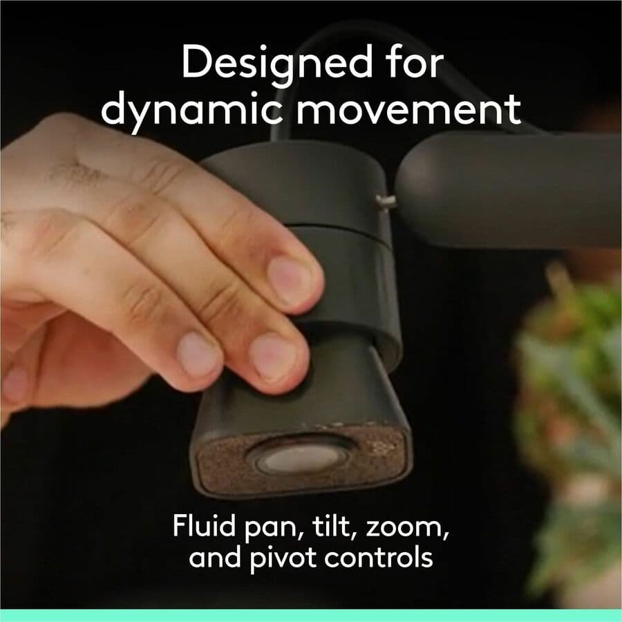 Logitech Reach document camera with base mount for stable tabletop presentation use