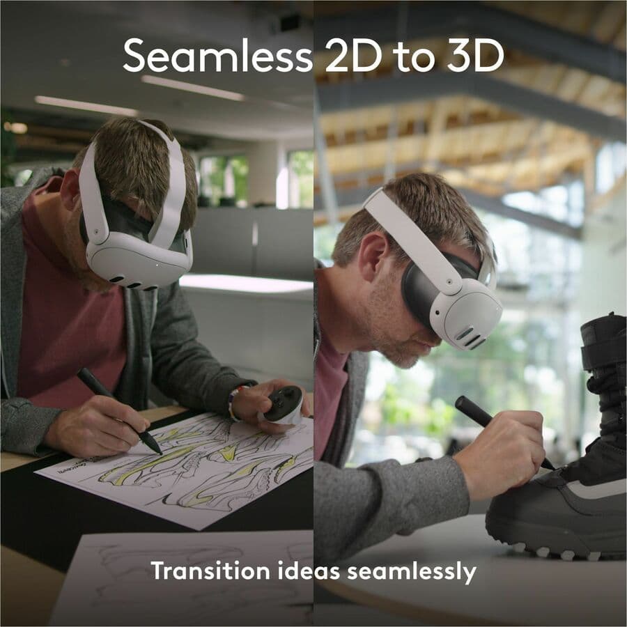 Logitech MX Ink MR Stylus for Meta Quest mixed reality precision input