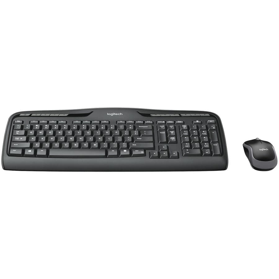 Logitech Wireless Desktop MK320 keyboard and mouse combo with 2.4 GHz wireless receiver