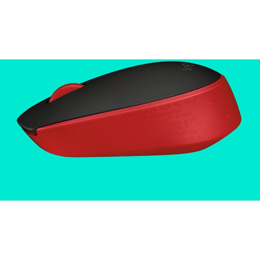 M170 Red Clamshell Mouse view 4