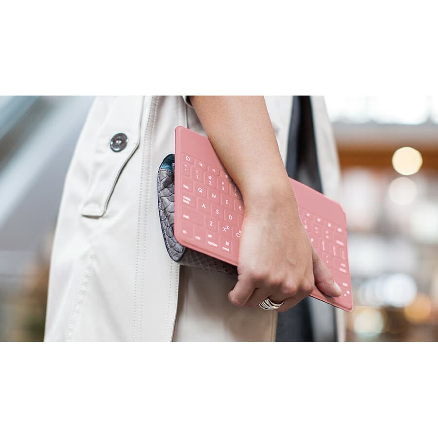 LA KEYS TO GO ULTRA SLIM KYBD STND BLUSH view 5