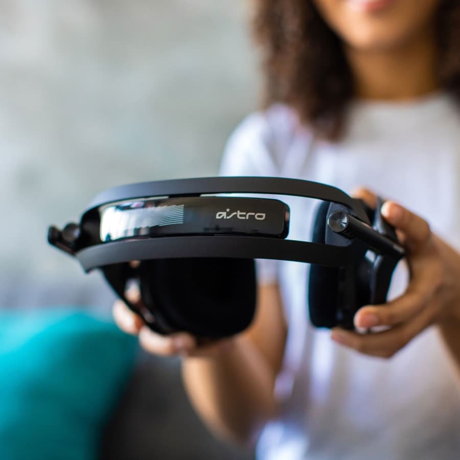 Logitech A50 wireless headset with base station for PS4 and PC, refined version