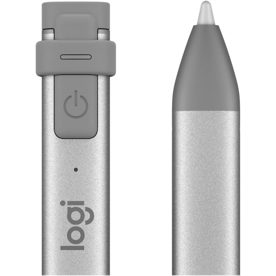 Logitech Crayon digital pencil in Mid Grey for iPads 2018 and later