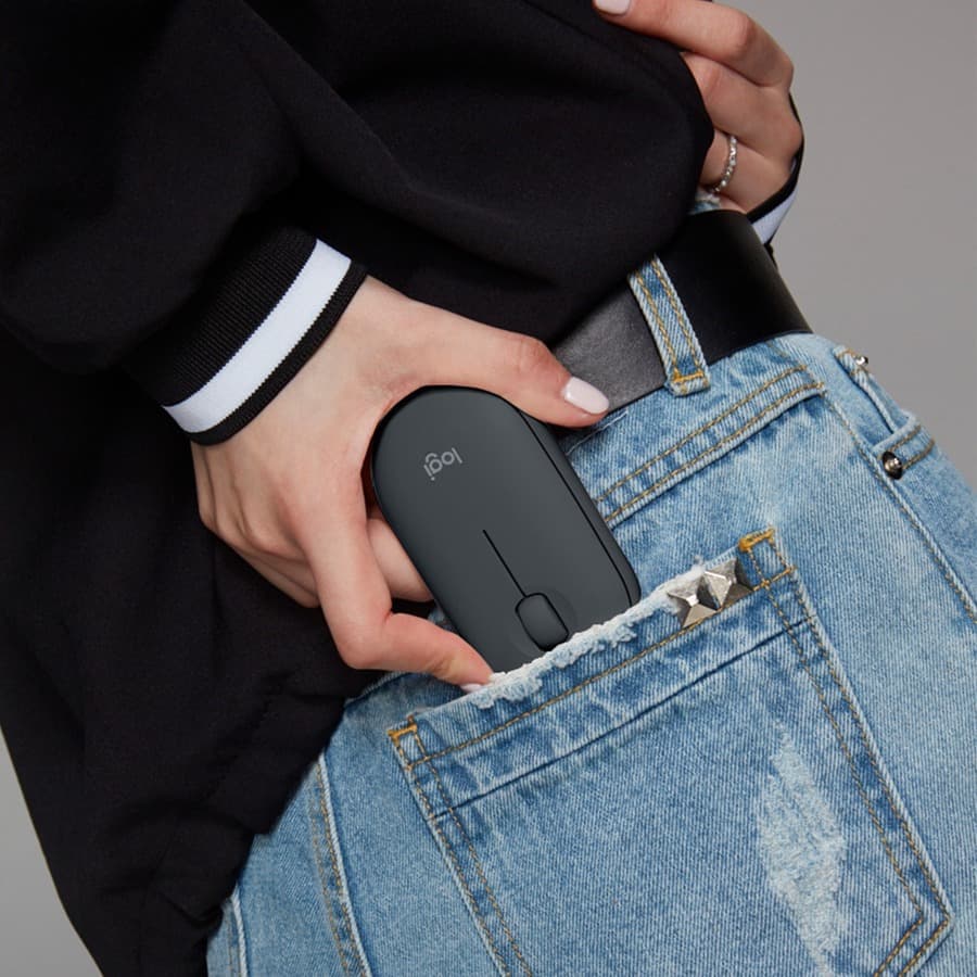 LOGITECH SOURCING LOGITECH PEBBLE WIRELESS MOUSE WITH BLUETOOTH OR 2.4 GHZ RECEIVER view 4