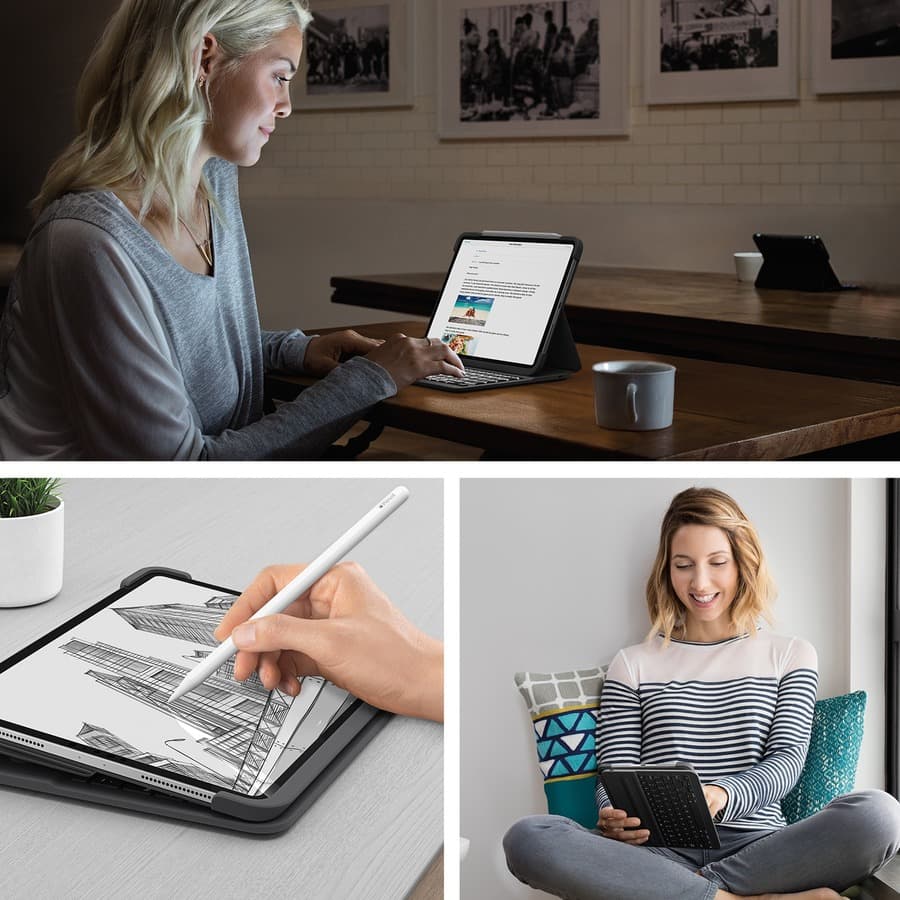 Logitech Slim Folio Pro keyboard case for iPad Pro 11-inch 1st 2nd and 3rd generation