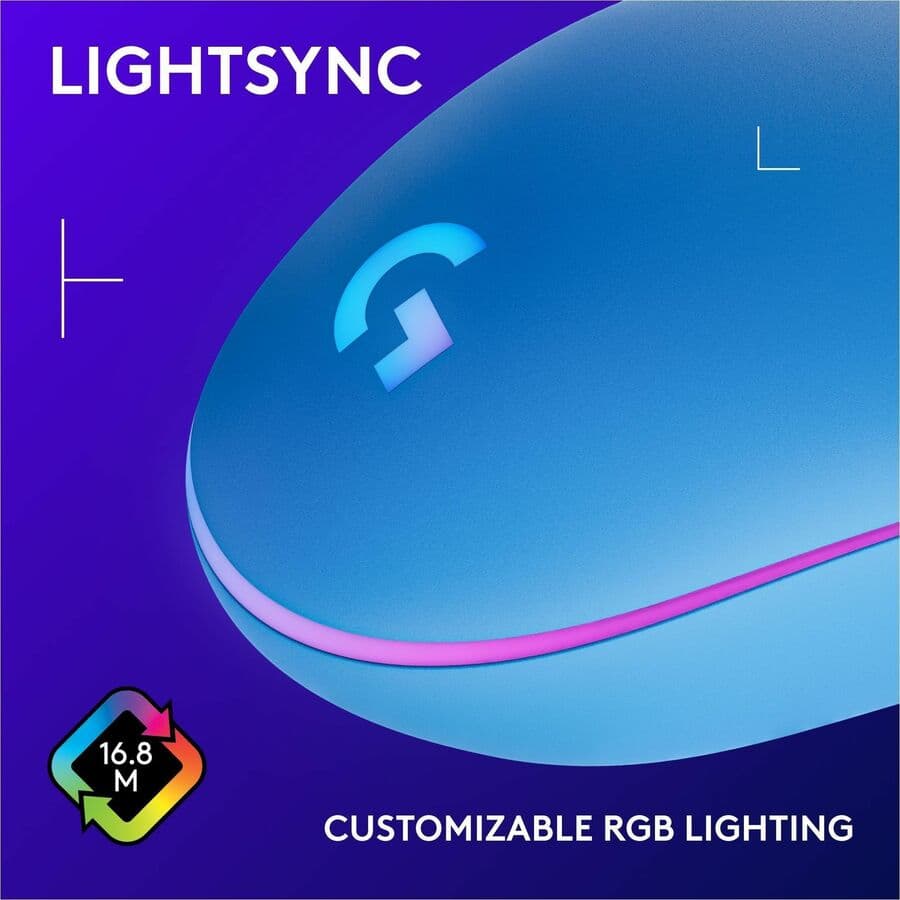 G203 LTSYNC Gming Mouse Blue view 4
