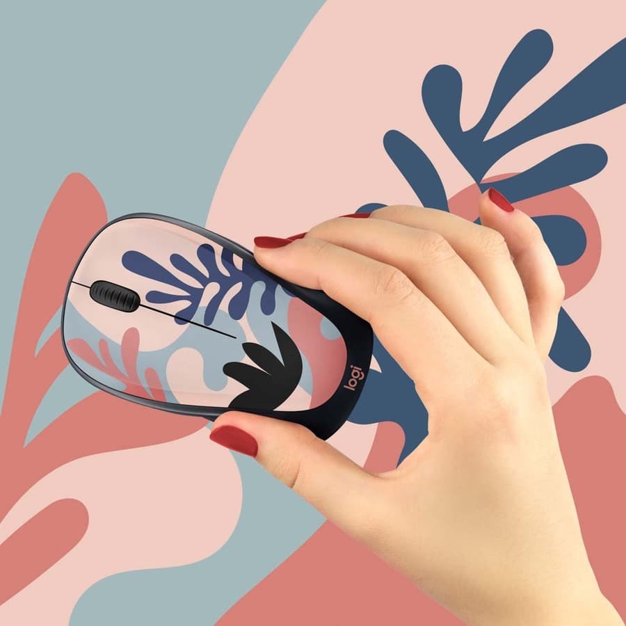 Logitech Design Collection limited edition wireless mouse — compact wireless mouse with designer finish