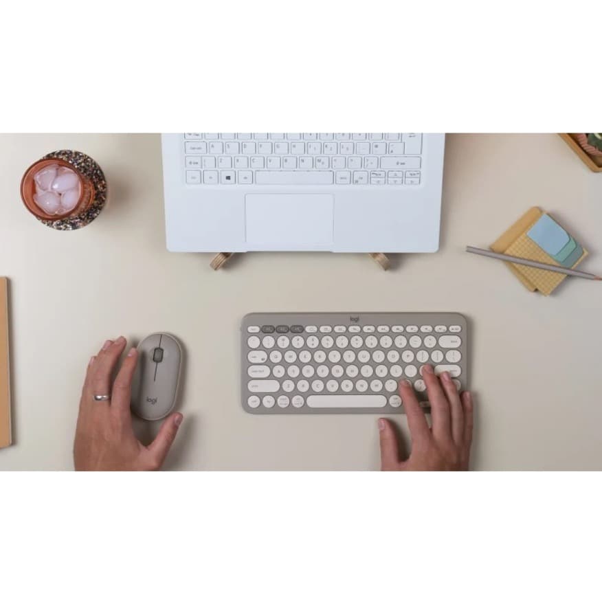 LA K380 MULTI DEVICE KEYBOARD ALMD MILK view 10