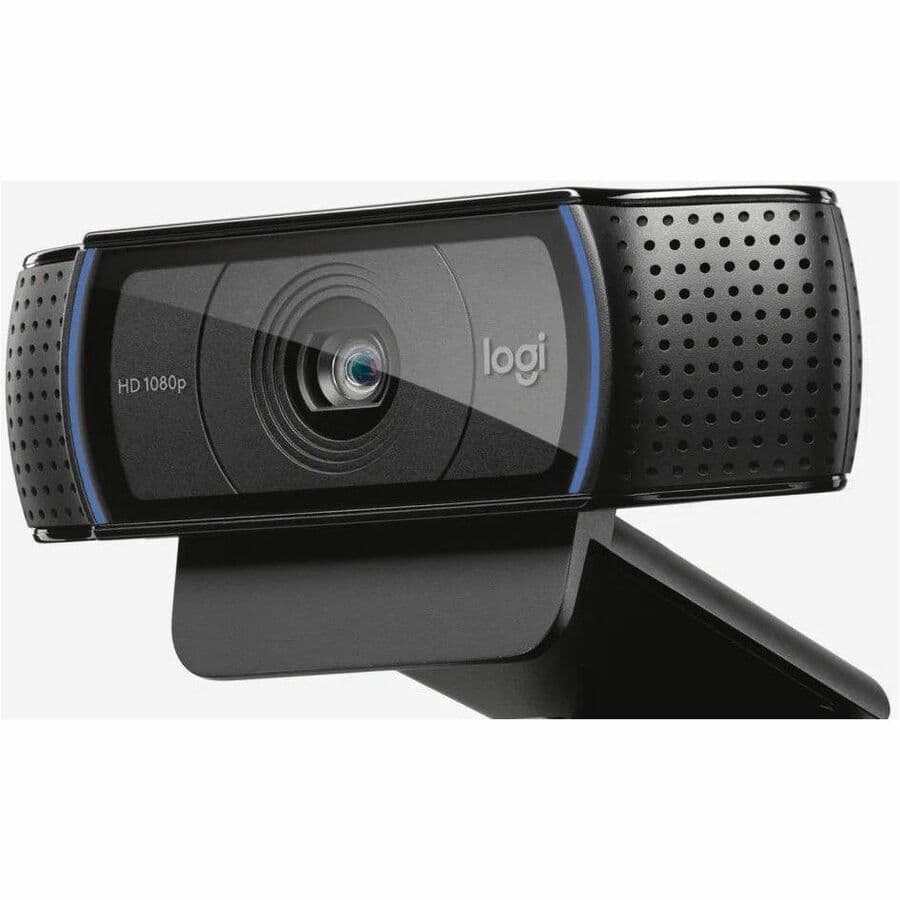 Logitech HD Pro Webcam C920 USB webcam with 1080p video, autofocus, and stereo microphone