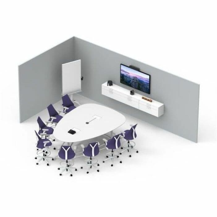 Microsoft Teams Rooms bundle with Lenovo compute, Logitech Tap, and Rally audio for conference rooms